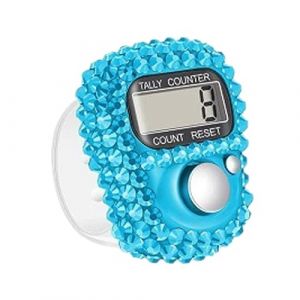 HUNYA Compteurs de Doigts Compteur D'anneaux Compteur de Clics Compteur de Rang&eacute;e de Tricot Compteur de Doigt &Eacute;lectronique Compteur de Doigt Num&eacute;rique Compteurs de Comptage &agrave; Main (Yelschwa, neuf)