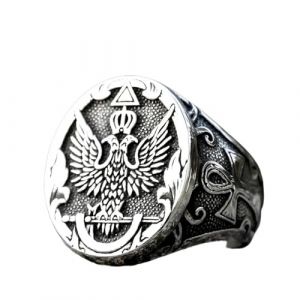 Nouveau Bague Homme Aigle Cool Avec Un Blason Du Produit Russe Bijoux De Mode Vintage (guangzhoushixuezimao, neuf)