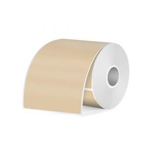 FINDAT Marron &Eacute;tiquette thermique 50 x 80 mm Compatibles M110 M220 Vinyle imperm&eacute;able imprimable &Eacute;tiquettes autocollantes pour le Bureau DIY Design Code &agrave; Barres 100 Pi&egrave;ces (ZHIYUU, neuf)