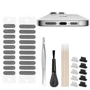 ZFRITP 37pcs Kit Nettoyage Telephone,Bouchon Anti Poussiere USB C,Bouchon USB C Anti Poussiere,Cache-Poussiere,Protezioni Antipolvere per Cellulare,Set Di Pulizia USB C (DanLanYi, neuf)