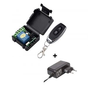 Relais Temporis&eacute; 1 sec 433Mhz Homelink Tesla S 3 X Y (Alimentation Prise 230-12V) (MOOVIKA, neuf)