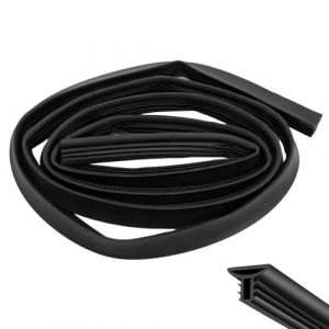 Flewdart joint de pare brise avant Universel de 1.6 m&egrave;tres, joint bandeau baie pare-brise d'insonorisation Int&eacute;rieur, caoutchouc pare brise, joint etancheite pare brise voiture (ZIHANGEU, neuf)