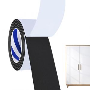 Qfdiwr Brops de Coin en Mousse, protecteurs de Coin de Table | Protecteur de Mur adhésif | Ruban de Pare-Chocs Cuttable, Rouleau de Bande de Mousse Portable pour Les tiroirs, Tables, armoires (fiterw, neuf)