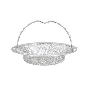 TPZORJX 1 pi&egrave;ces Cr&eacute;pine de vidange- Cr&eacute;pine pour &eacute;vier avec poign&eacute;e, cr&eacute;pine de vidange en acier inoxydable pour &eacute;vier de cuisine, pour &eacute;vier de douche de cuisine (11 x 8 x 2 cm) (Sunlaxy OU, neuf)