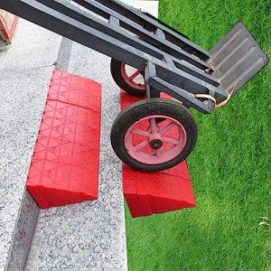 MKYOKO Rampe, Rampe Voiture, Rampe de Seuil, Rampe de Trottoir, 12×12×20cm, for Portes, AlléEs, Trottoirs, Voitures, Scooters, VéLos (Size : 12x14x20cm/4.7 * 5.5 * 7.8in) (riches and honour, neuf)