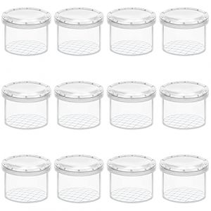 Belle Vous Lot de 12 Boite Loupe Insecte - Observatoire Insecte Transparent - Bo&icirc;te &agrave; Insectes Portable pour Science/Exploration Nature et Collection d&rsquo;Insectes - Attrape Insectes pour Adultes,Enfants (Tinyyo Europe, neuf)