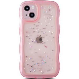 miyonsin Coque pour iPhone X/iPhone XS, Qualit&eacute; Sup&eacute;rieure Protection Housse Etui en Silicone TPU Souple, &Eacute;tui Housse Glitter Anti-Chocs, Housse Femmes Filles Mignon Transparent Coque, Rose-1 (Miyonsin, neuf)