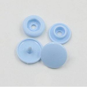Uteruik KAM Kit de d&eacute;marrage de boutons pression T5 en plastique pour v&ecirc;tements, 100 ensembles (bleu clair) (Uteruik, neuf)