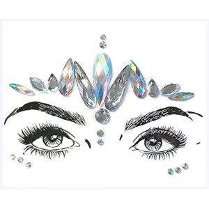 IDOTSEZU Autocollants Double paupi&egrave;re Acrylique r&eacute;sine Stick Stick Sticker Bohemia Handpicked Boh&ecirc;me et Tribal Bijoux Sticker d&eacute;cor &agrave; la sc&egrave;ne Frontale Autocollants &agrave; Double paupi&egrave;re(BL48) (钟祥市微琼维商贸有限公司, neuf)