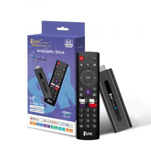 Android 14.0 TV Box, cl&eacute; de streaming 8 K, 2 Go de RAM 16 Go de ROM, double WiFi 2,4 G/5,8 G, HDMI, 4 K HDR, t&eacute;l&eacute;commande vocale, lecteur de films 3D, convient pour les bo&icirc;tes TV Android ou les cl&eacute;s (JingXzz, neuf)