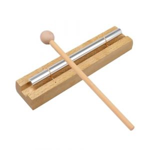 BPTRKOM 1 carillon énergétique - Carillons à main, énergie Glockenspiel, Instruments de musique à percussion, Cloches de méditation avec tonalité, pour cours de musique de yoga pour adultes et enfants (hebishikaifaquweiyueyingshangmaoyouxiangongsi, neuf)
