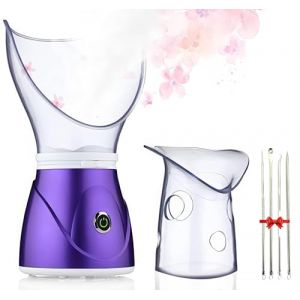 Apstour FS 60 Sauna facial, vaporisateur facial pour les soins cosmétiques du visage, ouvre les pores et hydrate, vapeur bienfaisante, convient aussi pour l'aromathérapie et l'inhalation (Gold) (AILIANUK, neuf)