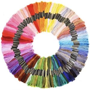 Kit Bracelet Bresilien 100 Couleurs x 8m – Fil a Broder en Coton pour Broderie, Point de Croix & DIY – Fils Bracelet brésilien pour Fil Bracelet Bresilien & Fil pour Bracelet brésilien (Moxcity Store, neuf)