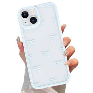 Knrlqim Coque pour iPhone 13 Mini 5,4", Aesthetic Noeud Papillon Motif pour Filles Femmes Ultra Mince TPU Souple Silicone Housse Antichoc Protection Case Cover Anti-Jaunissement, Noeud Papillon 2 (BBHUGME AS, neuf)