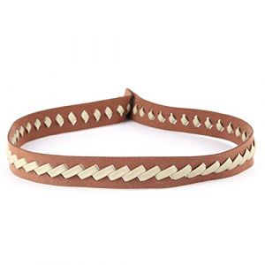 Bande De Chapeau Cowboy Bandes Paille Am&eacute;rindiennes Perle Ceinture Occidentale Conque Fedoras Bandes Chapeau Conque Pour Chapeaux Cowboy (KY-BORED, neuf)