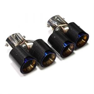 Embout D'échappement Pour BMW G20 G21 M340i G42 440i G22 M240i Double Quatre Sorties M Embout Silencieux D'échappement Système D'échappement Buse Tuyau D'échappement 2020 Voiture D'éChappement Tuyau(C (heyejiaxin, neuf)