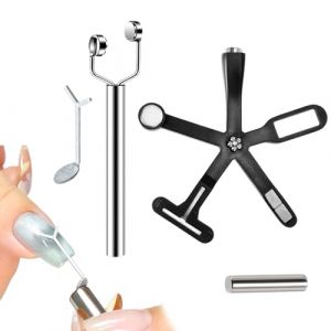 Aimant &agrave; Vernis &agrave; Ongles - Set de Baguettes Magn&eacute;tiques pour Manucure | Aimant pour Gel sur Ongles - Pour Femmes et Filles, Utilisation en Salon &agrave; Domicile, Art Peinture, Design, Manucure (yunzks, neuf)