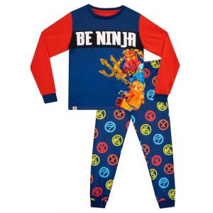 LEGO Pyjama Ninjago | Ensembles de Pyjama Garçon à Manches Longues | Vêtements Ninjago Garçons | Bleu | 5-6 Ans (Character FR, neuf)