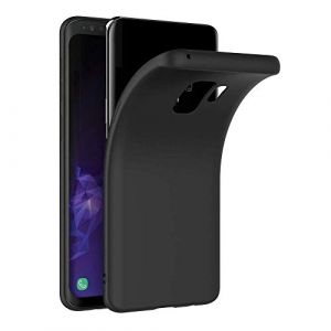 COPHONE&reg; Coque Noir Samsung Galaxy S9, Housse Etui Noir en Gel TPU Silicone Souple Ultra Mince avec Anti Choc pour Samsung Galaxy S9 (CoPhone, neuf)