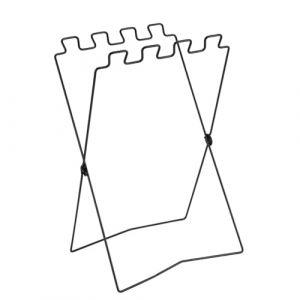 Porte-sacs Poubelle, Support de Porte Sac en Papier Portable avec Rack Pliable en Acier Inoxydable &eacute;tag&egrave;re de Sac Poubelle pour le Barbecue de Camping Ext&eacute;rieur Pique nique (BLACK) (WYANG188, neuf)