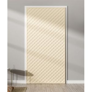 SK Studio Rideau de Porte Isolant Thermique, Rideau Occultant Anti Froid Rideaux Salon Anti Bruit pour Couloirs, Portes, Patio Beige, 160x240cm (iRich U EU, neuf)