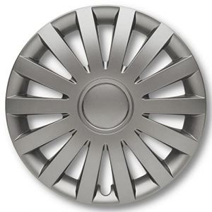 Albrecht 17 Pouces Gris enjoliveurs pour Jantes en Acier - Wind enjoliveur de Roue en Plastique avec Peinture en Couches - Enjoliveurs dans l'emballage d'origine Albrecht - Fabriqu&eacute; en UE (Kuglo, neuf)