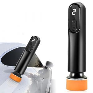 Polisseuse Sans Fil, Mini Lustreuse Polisseuse Voiture, Portable Kit Polissage Voiture pour la Réparation des Rayures, Machine de Nettoyage de Film D'huile de Fenêtre pour Voitures, Meubles (FMKJEU, neuf)