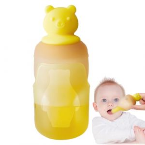 Sionhiuo Dispensateur de médecine de la sucette bébé, Baby Medicine Reciner - Pacificateur de médecine en silicone liquide - Prise en compte-gouttes à température résistante à la température avec (keqiux, neuf)