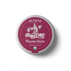 Alteya Organic Bulgare Rose Wonder Balm 90g - Certifié USDA Organic - Soin du corps, des mains et des pieds - Huile essentielle de rose bulgare (Rosa Damascena) - Hydratant et revitalisant (Alteya Organics - Europe, neuf)