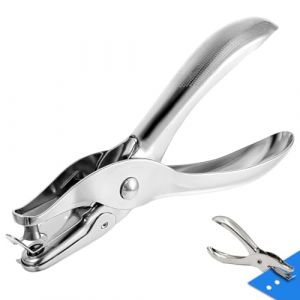 Perforatrice à Trou Unique, 6mm Perforatrice à Main, Pince Perforatrice en Métal, pour le Bricolage avec Papier, la Création de Cartes et le Scrapbooking (GloriseGO, neuf)