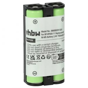 vhbw Batterie Compatible avec Sony MDR-RF895, MDR-RF955, MDR-RF955RK, MDR-RF4000 Casque Audio, &eacute;couteurs sans Fil (700mAh, 2,4V, NiMH) (ElectroPapa, neuf)