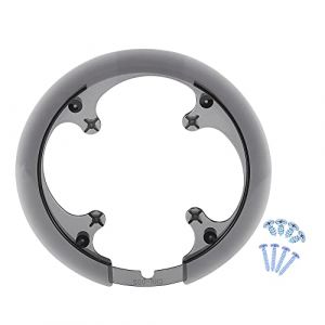 X AUTOHAUX 42 44 Dents 7.4cm 9.5-10.5cm V&eacute;lo P&eacute;dalier Ch&acirc;ine Roue Couverture Noir (Weisser Berg, neuf)