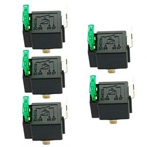 Mintice&trade; 5 X 30A 12V kit Voiture Relais 4 Broches pour la Pompe &agrave; Carburant de Ventilateur fusible (Etocars, neuf)