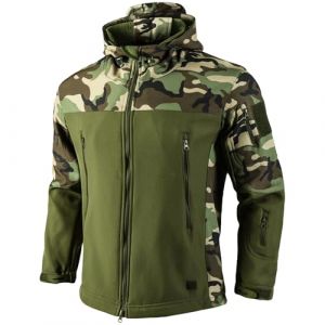 Générique Militaire Homme Treillis Militaire Capuche Tactique Softshell Chaude Chasse Camouflage Chasse Tactiques Manteaux Camouflage Vêtements Imperméable Parka XL (YUOCHE, neuf)