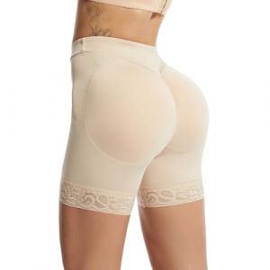 SUIUOI Femme Culotte Remonte Fesse Push Up,Culotte Gainante Taille Haute Contrôle Ventre Plat, Culotte Push Up Dentelle Remonte Fesses Ventre Plat Gainante Invisible Panty Butt Lifter Body Sculptant (YiWuShiQiTongDianZiShangWuShangHang, neuf)