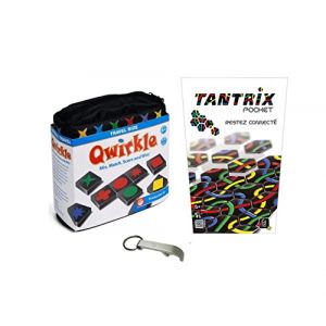 Lot Qwirkle Voyage + Tantrix Pocket + 1 Décapsuleur Blumie (Tantrix + Qwirkle) (Blumie Shop, neuf)