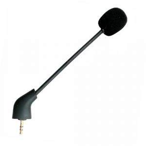 MICMXMO Microphone de Rechange 3,5 mm Boom Compatible avec Post-2021 2ème Version Wired Kingston HyperX Cloud 2 II Cloud Core Cloud Pro Cloud X Gaming Casques de Jeu Microphone Antibruit pour PS5 (MICMAXMO, neuf)