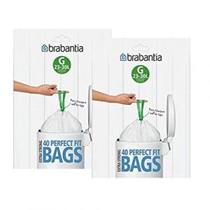 Brabantia distributeurs de sacs poubelle 23 à 30 l, 40 pièces, 2 Pack (homeplace-eu, neuf)