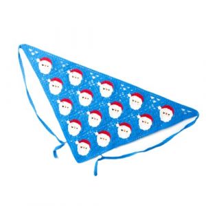 Bandeau de P&egrave;re No&euml;l tricot&eacute; flocon de neige pour l'ext&eacute;rieur Motif de flocon de neige &Eacute;charpe cr&eacute;ative pour cheveux de No&euml;l (dakeyou, neuf)