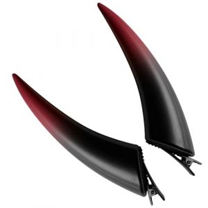 Clip sur cornes de diable, cornes de diable gothiques - Costume de pour femmes, casque de Vampire démoniaque,Coiffe de vampire démon pour femme, pinces à cheveux d'Halloween, costume de (tongwenar, neuf)
