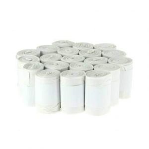 Sac Poubelle - Sacs Poubelle - Rouleau de Sac Poubelle - Sac poubelle Qualité Professionnelle - Sac Poubelle 30 L Blanc - 25 microns - Carton de 500 Sacs (EPCH, neuf)
