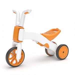 Chillafish Bunzi - Porteur Bebe Convertible en draisienne, Trotteur &eacute;volutif 2 en 1 avec si&egrave;ge Ajustable pour Enfants de 1 &agrave; 3 Ans, Roues silencieuses et durables, Ginger (SpreetailDE, neuf)