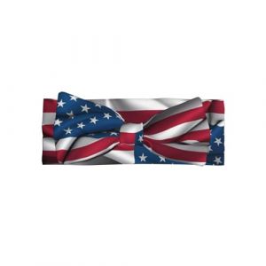 Bandeau extensible pour bébé avec nœud drapeau américain - Parfait pour les nouveau-nés, les nourrissons, les tout-petits - Bandeau pour cheveux Sweet Angel Princess (New poster, neuf)