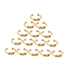 OATIPHO 15pi&egrave;ces Bague Pour Cheveux D&eacute;coratif Pendentif Bague Pour Tresse Breloque Soi-m&ecirc;me (Tsun Ki-sung, neuf)