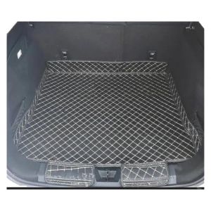 Tapis Coffre Arri&egrave;re en Cuir pour MG HS EHS 2025 PHEV - Protection Plancher Plateau Chargement Housse Protection Coffre Voiture(Beige Noir) (Yingrui Chang, neuf)
