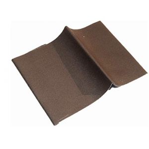 Percale Thermocollant -12 x 45 cm Brun/Marron Fonc&eacute; - Pi&egrave;ce De R&eacute;paration Thermo Adh&eacute;sive Tous Tissus. (Plusieurs couleurs au choix) (ILC MERCERIE PARADIS, neuf)