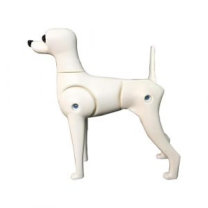 MagiDeal Faux Chien Corps Modèle Position Debout Chien Modèle Professionnel Standard Pet Toilettage Pratique Affichage Mannequin pour Pet Groomer Chien, Chien en Peluche (Grand Plaisir 360, neuf)