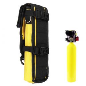 Sac à dos d'oxygène portable - Sac de réservoir de bouteille d'oxygène 0,5 L, accessoires d'équipement de plongée de plongée, réservoir (baortms, neuf)