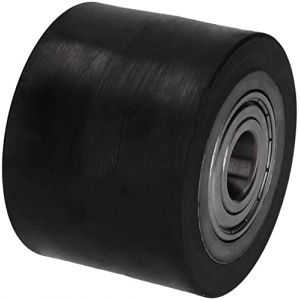 WIKO Roulettes en Caoutchouc pour Chariot &Eacute;l&eacute;vateur 80 x 70 mm - Roues avec Roulements &agrave; Billes pour Palettes - Fixateur 400 kg (25 mm Trou d'Essieu) (wheels-wiko, neuf)