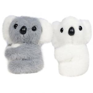 HEMOTON 2 Pièces Pendentif koala épingles à cheveux en fabricant de chignon pour les cheveux nid goodies noel accessoires noel portefeuille jolies breloques pour porte-clés coton pp (Heather Healy, neuf)